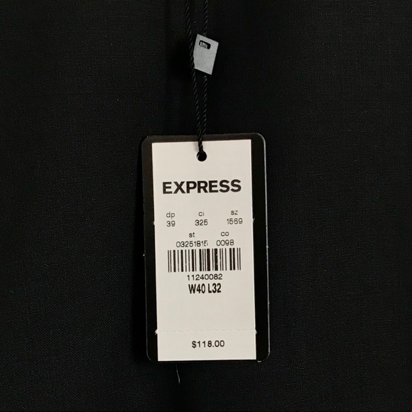 NWT Express Stretch + Wool Dress Pant 40/32 - Picture 4 of 6